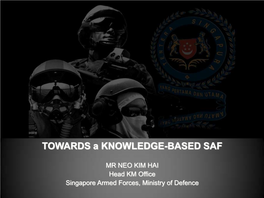 TOWARDS a KNOWLEDGE-BASED SAF