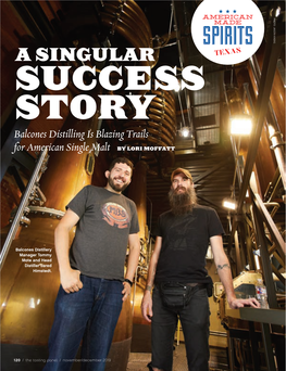 Balcones Distilling Nov-Dec 2019.Pdf