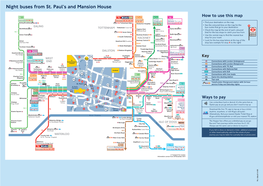 Night Buses from St. Paul's and Mansion House