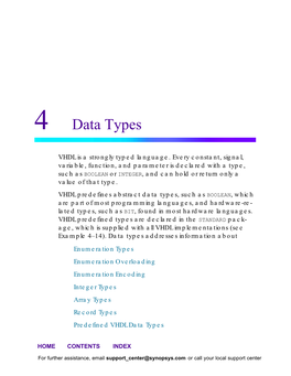 4 Data Types