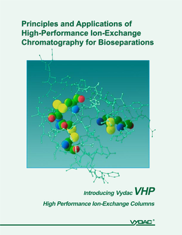 Principles of High-Performance Ion-Exchange Chromatography