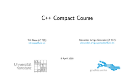 C++ Compact Course