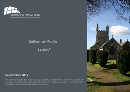 Lydford Settlement Profile