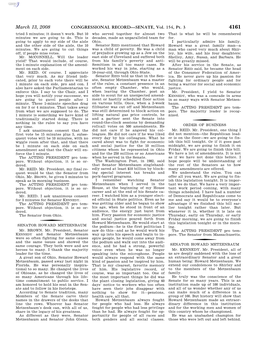 CONGRESSIONAL RECORD—SENATE, Vol. 154, Pt