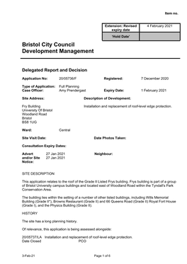 Bristol City Council Development Management