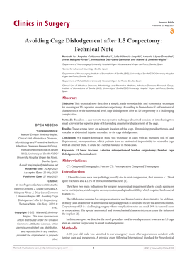 Avoiding Cage Dislodgement After L5 Corpectomy: Technical Note