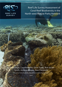 Reef Life Survey Assessment of Coral Reef Biodiversity in the North -West Marine Parks Network