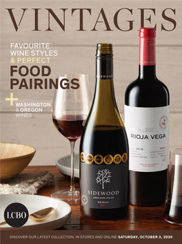 Favourite Wine Styles & Perfect Food Pairings