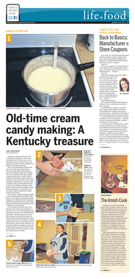 Old-Time Cream Candy Making: a Kentucky Treasure