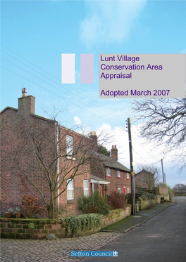 Lunt Village Conservation Area Appraisal