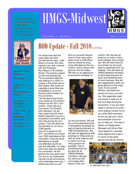 HMGS Fall 2010 Newsletter.Pub