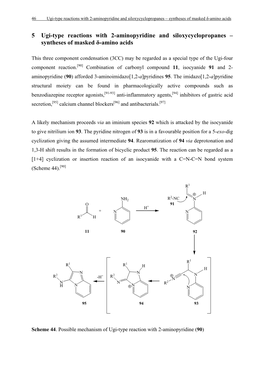 Ugi-Type Reactions with 2-Aminopyridine and Siloxycyclopropanes – Syntheses of Masked Δ-Amino Acids