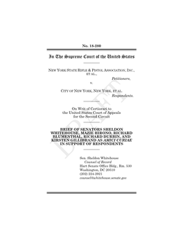 Senators' Amicus Brief