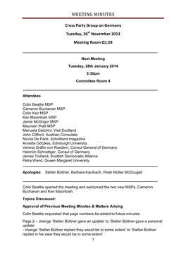 Minutes of Meeting 26 November 2013 (390KB Pdf)