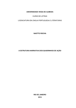 A Estrutura Narrativa Das Histórias Em Quadrinhos