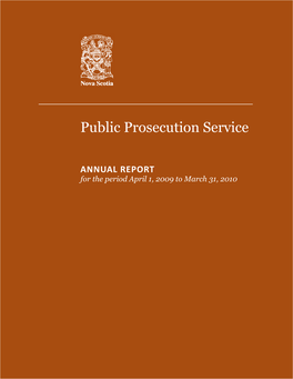 Public Prosecution Service