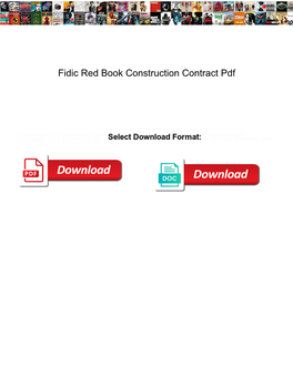 Fidic Red Book Construction Contract Pdf