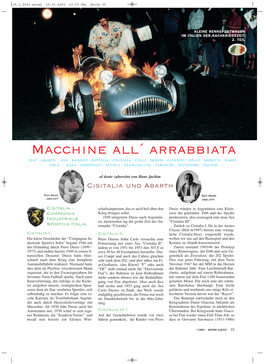 Macchine All´ Arrabbiata