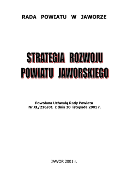 Rada Powiatu W Jaworze