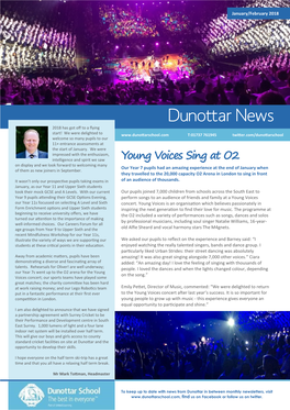 Dunottar Newsletter February 2018
