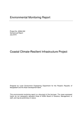 4508-002: Coastal Climate-Resilient Infrastructure Project