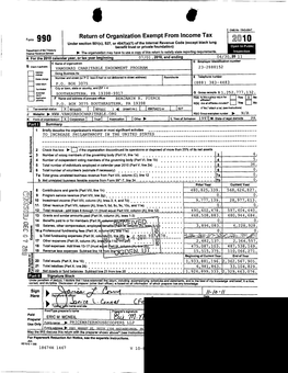 Return of Organization Exempt from Income Tax