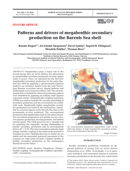 Patterns and Drivers of Megabenthic Secondary Production on the Barents Sea Shelf