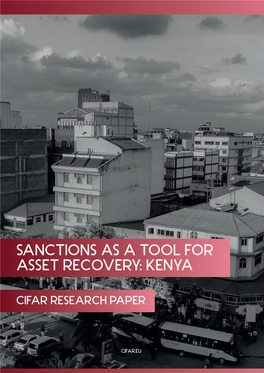 Sanctions As a Tool for Asset Recovery: Kenya