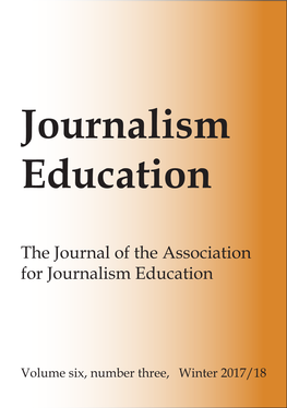 The Journal of the Association for Journalism Education