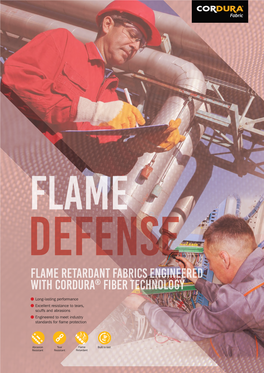 Flame Retardant Fabrics Engineered with CORDURA® Fiber Technology