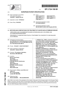 Methods and Compositions for Treatment of Cancer