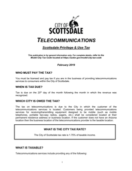 Telecommunications