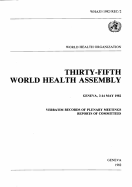 World Health Assembly