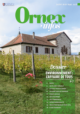 Dossier ENVIRONNEMENT : L'affaire DE TOUS P.7 2