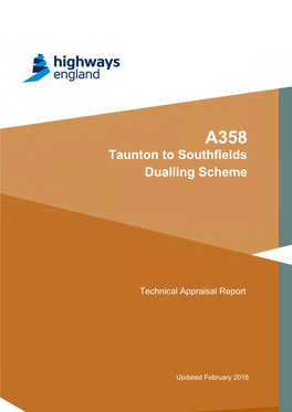 A358 Taunton to Southfields Dualling Scheme