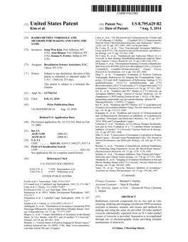 (12) United States Patent (10) Patent No.: US 8,795,629 B2 Kim Et Al