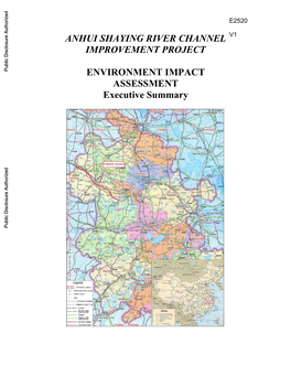 Anhui Shaying River Channel V1 Improvement Project