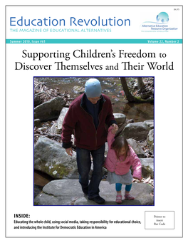 Supporting Children's Freedom to Discover Themselves and Their World