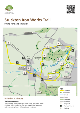 Stuckton Iron Works Trail Swing Riots and Smallpox
