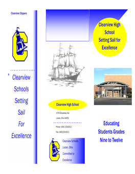 Clearview High School Brochure