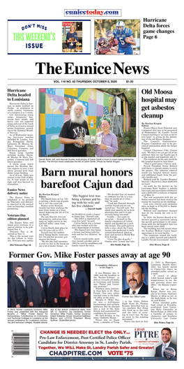 Barn Mural Honors Barefoot Cajun