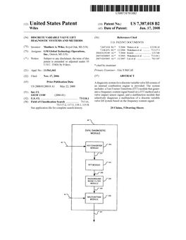 (12) United States Patent (10) Patent No.: US 7,387,018 B2 Wies (45) Date of Patent: Jun