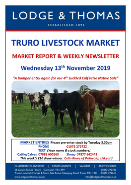 Truro Livestock Market