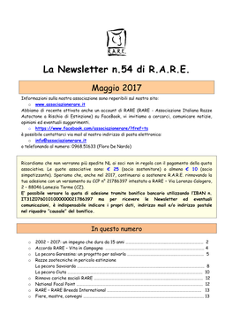 Linee Guida Per La Conservazione E La Caratterizzazione Della Biodiversità Vegetale, Animale E Microbica Di Interesse Per L