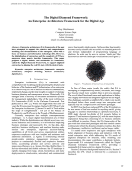 An Enterprise Architecture Framework for the Digital Age