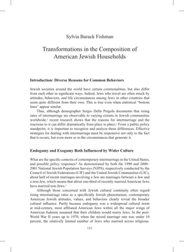 Transformations in the Composition of American Jewish Households