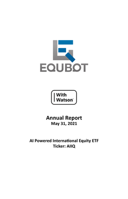 Annual Report May 31, 2021