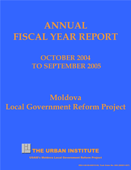 Annual Fiscal Year Report