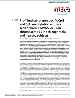 Profiling Haplotype Specific Cpg and Cph Methylation Within A