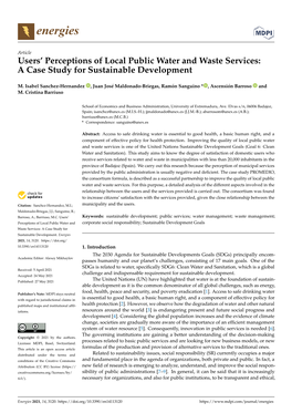 Users' Perceptions of Local Public Water and Waste Services:A Case